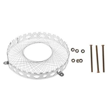 

4 Stainless Steel Round Gas Stove Special Fireproof and Windproof Energy-Saving Cover