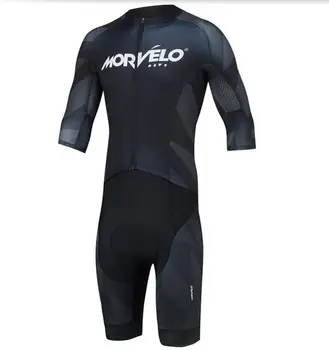 

2020 Triathlon men's cycling jersey black sportswear morvelo team professional team skating dress Ropa Ropa De Ciclismo Maillot
