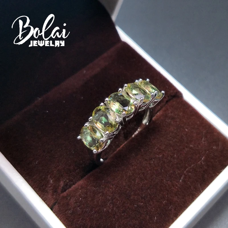 Bolaijewelry, кольца Zultanite из стерлингового серебра 925 пробы, создаваемые цвета, меняющие драгоценный камень, ювелирные украшения для женщин, повседневная одежда, хороший подарок