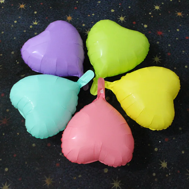 

New 18 inch heart-shaped aluminum balloon wedding dress Valentine's Day decoration balloon wholesale