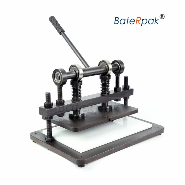 26x12cm Double Wheel Hand leather cutting machine,leather Die cutting  machine