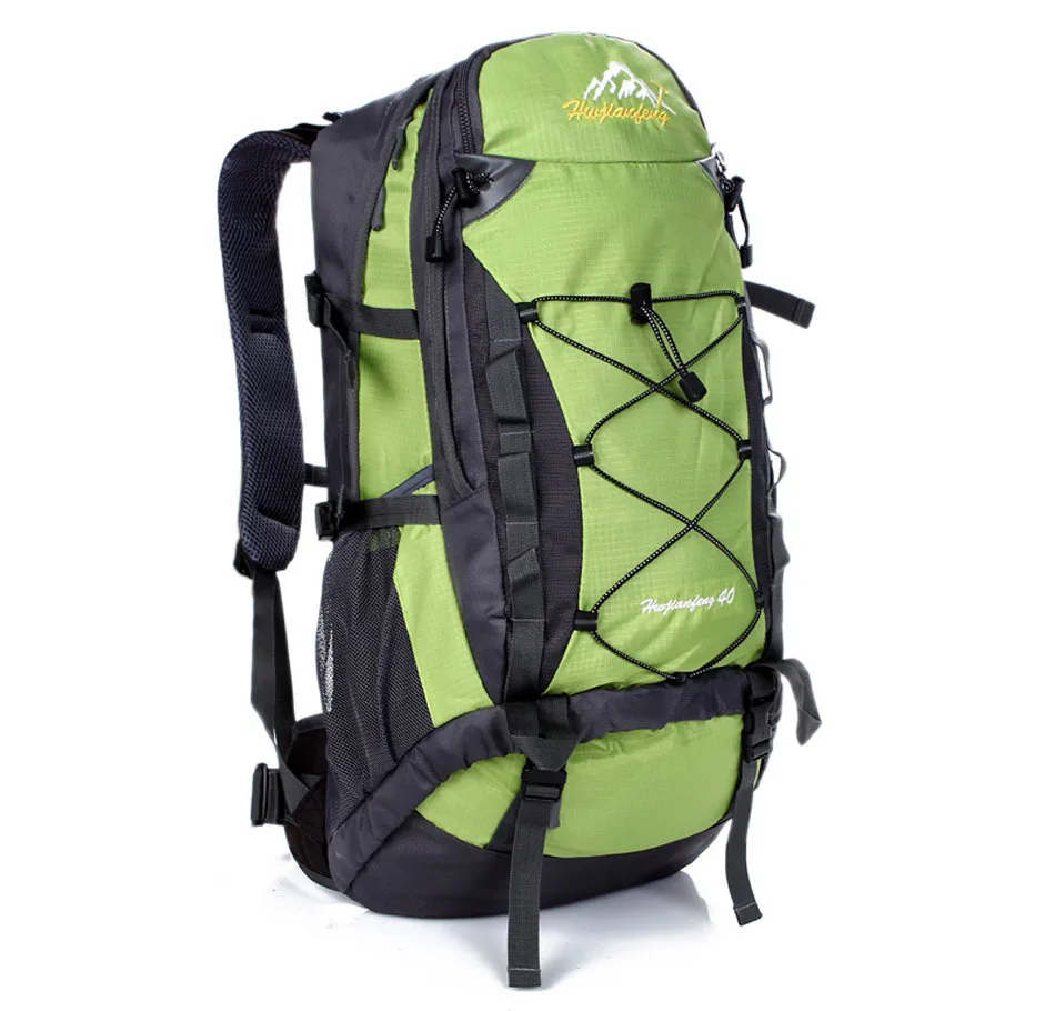 40L Waterproof Camping Hiking Bag Men Women Outdoor Climbing Camping Riding Travel Backpack Tactical Shoulder Bag Sport Rucksack