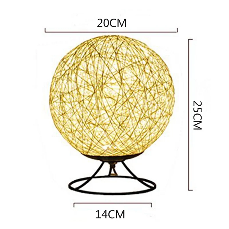 Современный минималистичный светодиодный настольный светильник Sepak takraw с usb-разъемом для спальни, прикроватный светильник для дома, гостиной, спальни, Ночной светильник, подарки на праздник