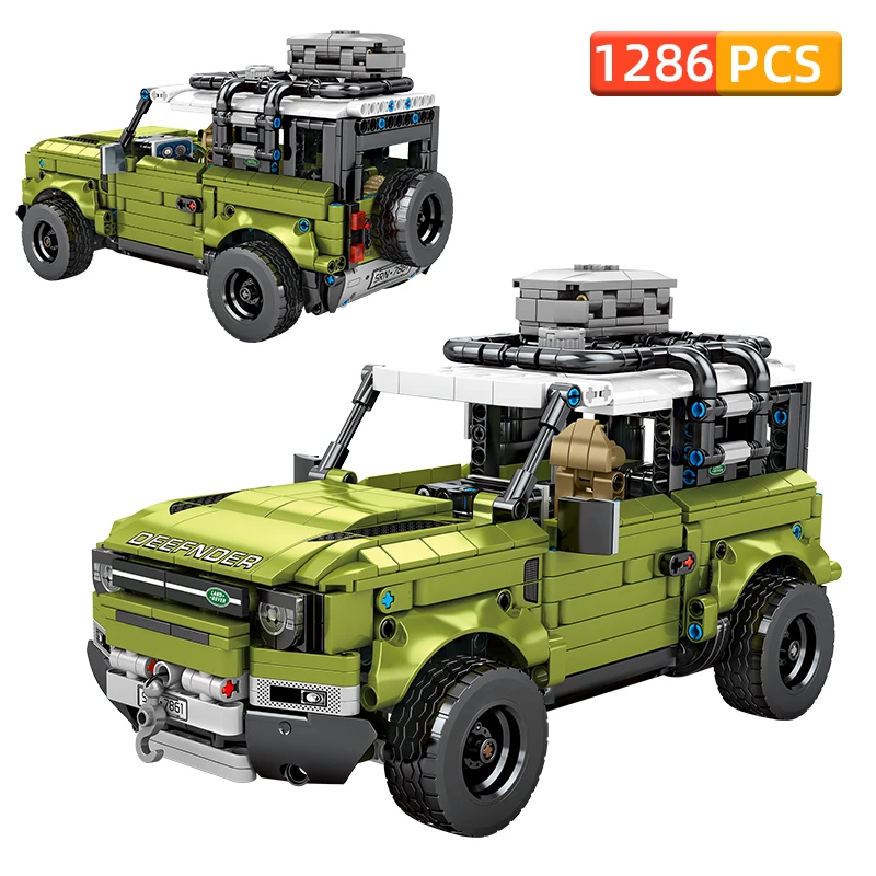 

SEMBO Technical Land Car Model Kit Blocks Off-road Compatible with MOC Technic City Vehicle Building Blocks Kids Toys Boys Gift