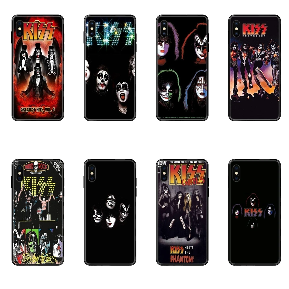 Новый ген Симмонс поцелуй браслет для Xiaomi Mi Note A1 A2 A3 5 5s 6 8 9 10 SE Lite Pro Ультра черный