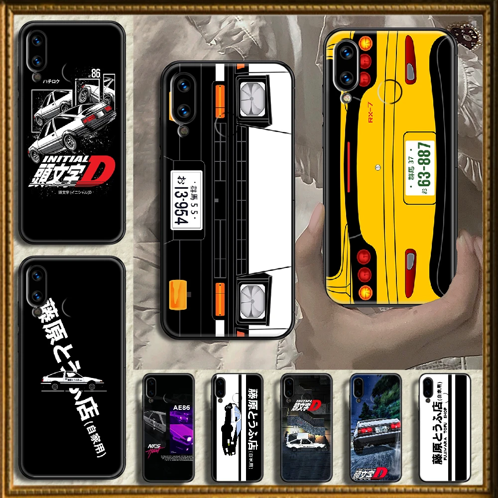 Ae86 Initial D Phone Case For Huawei Honor 6 7 8 9 10 10i A C X Lite Pro Play Black Fashion Cover Soft Coque Painting Bumper Phone Case Covers Aliexpress
