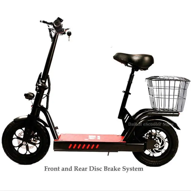 Daibot Electric Bike 400W 48V Two Wheels Electric Scooters 12 Inch Folding Powerful Electric Scooter 20AH Max Range 80KM (14)