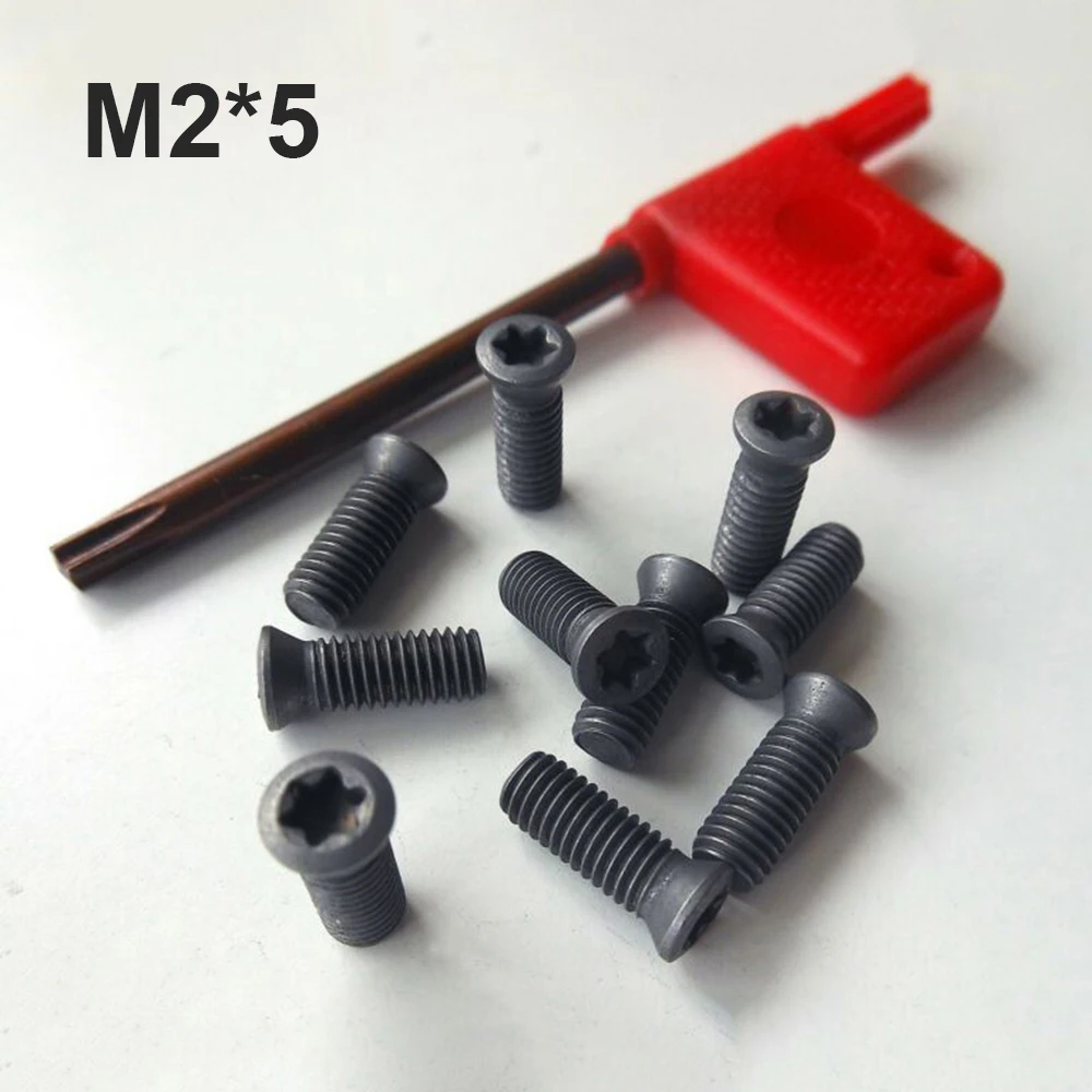 20 шт. вставной винт torx M2-M5 флаг гаечный ключ внутренние аксессуары для карбидная вставка для токарного станка инструмент Отвертка винты