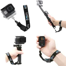 Ремешок на руку/запястье для GoPro Hero 8 7 6 5 sessio 4 sj5000 SJ6 sj8 xiaoyi 4K DJI Osmo Action camera Lanyard Quick Release Belt logo