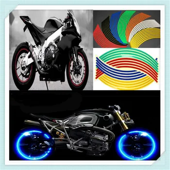 

Universal Motorbike Motorcycle 17" 18" Wheel Sticker For Kawasaki ZX7R ZX7RR ZX9 ZZR1200 ER5 GPZ500S EX500R NINJA