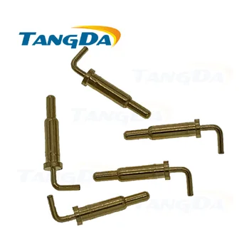 

Tangda 2*10.3mm bend spring thimble pogopin pogo pin connectors antenna thimble Contact needle 2 10.3 mm 3A 100gf A