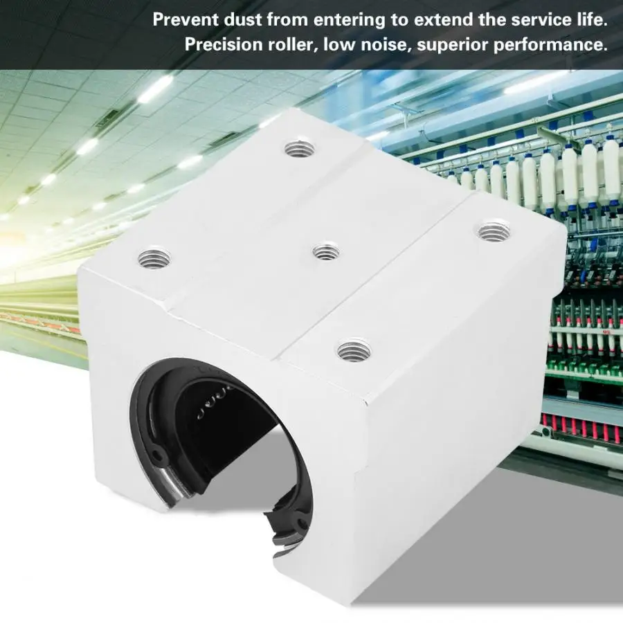 

Linear Guide SBR35UU 35mm Aluminum Open Linear Motion Bearing Slide Block