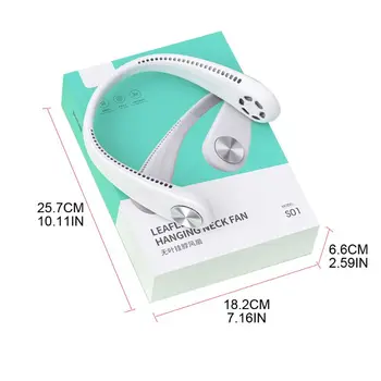 

Portable Bladeless 360° Cooling Necklace Fan Hands Free Hanging Neck Air Cooler L69D