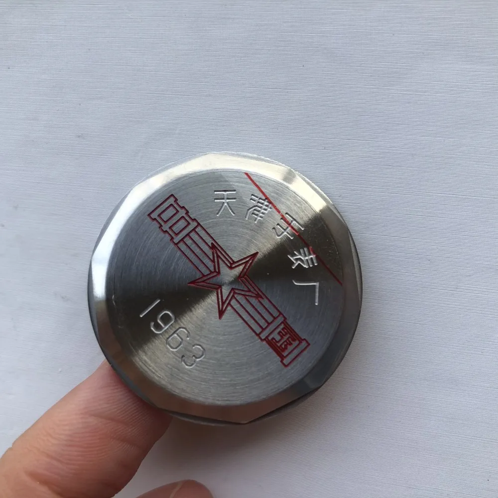 

316L Stainless Steel Watch Back Case for Original 1963 Pilot chronograph Watches D304 back Cover Cases Not include Watch