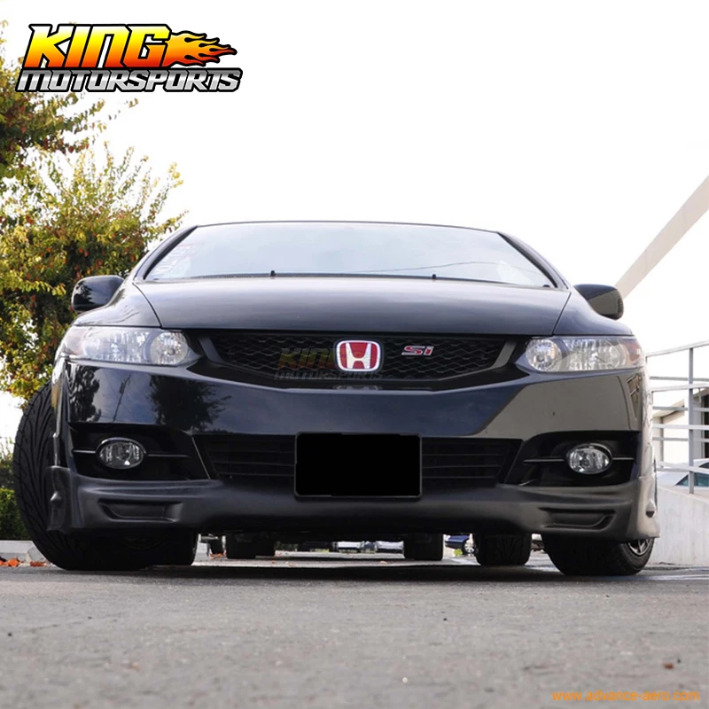 Подходит для 09 11 Honda Civic 2Dr купе Mugen style передний бампер спойлер Bodykit глобальная