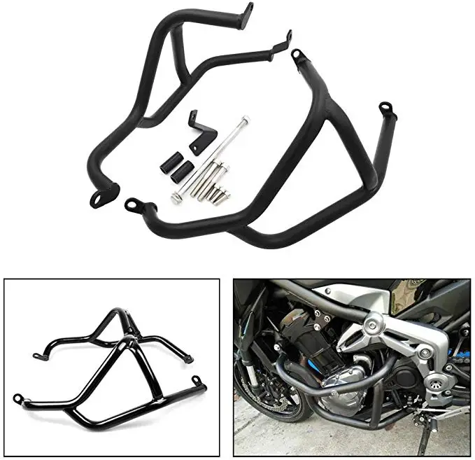 Motorcycle Highway Engine Guard Crash Bar Frame Slider Protector for Kawasaki Z900 Black