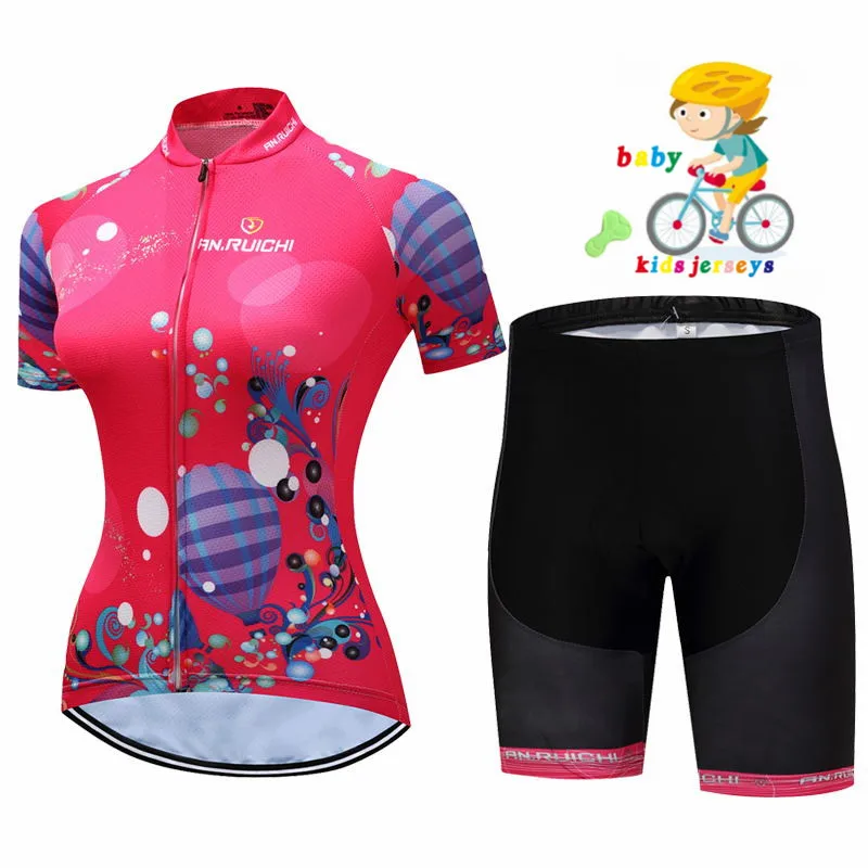 Short sleeve Set 4 Новинка года; Детский комплект из Джерси для велоспорта с короткими рукавами детская одежда для велосипеда Ropa Cilismo; одежда для велоспорта Одежда для девочек go pro - Цвет: Short sleeve Set 4