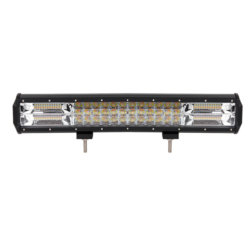BLACK 2 шт. автомобильный рабочий светильник 60LED светильник бар стробоскоп комбинация привод для вождения лампы внедорожника - Цвет: BLACK