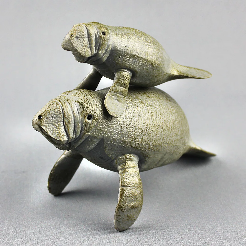 Пересечение границы поставки товаров модель морские организмы большой Manatee океаны модели животных пластиковые детские игрушки
