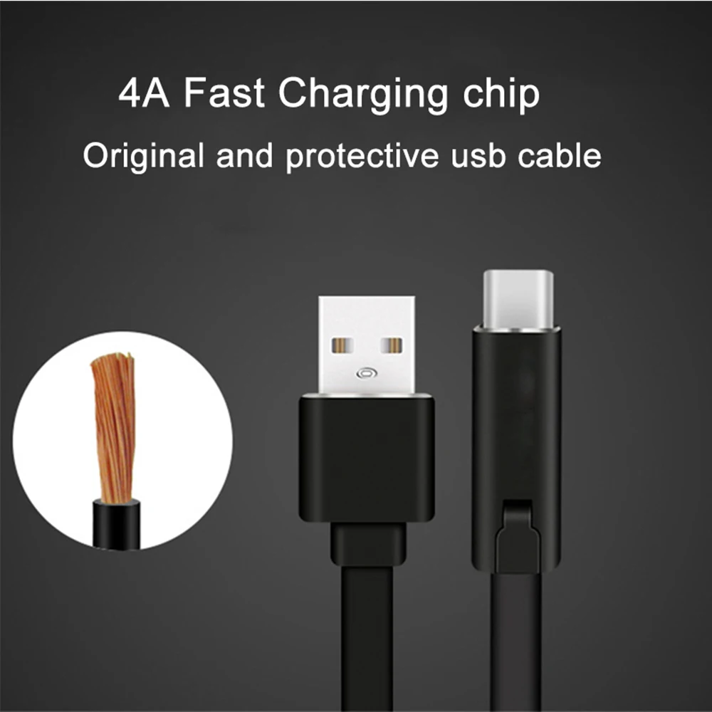 4A Fast Charger Cable Repairable USB Charging Cord 1.5m Repair Recycling Renewable Charging Adapter Cord for IOS TypeC Micro Usb