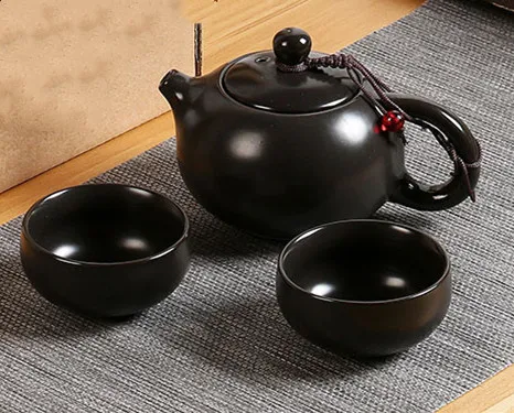 Индивидуальная Настройка керамических чайных комплектов портативный дорожный чайный набор кунг-фу для дома, офиса, чашки для вина, контейнер для кофе, автомобильный чайный сервиз