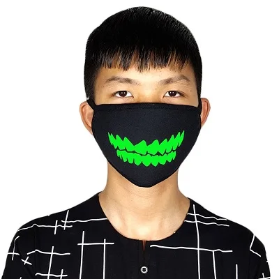 1Pc Cotton Anti-Dust Face Mouth Mask Fluorescent Earloop Fashion Windproof Cover - Color: K18