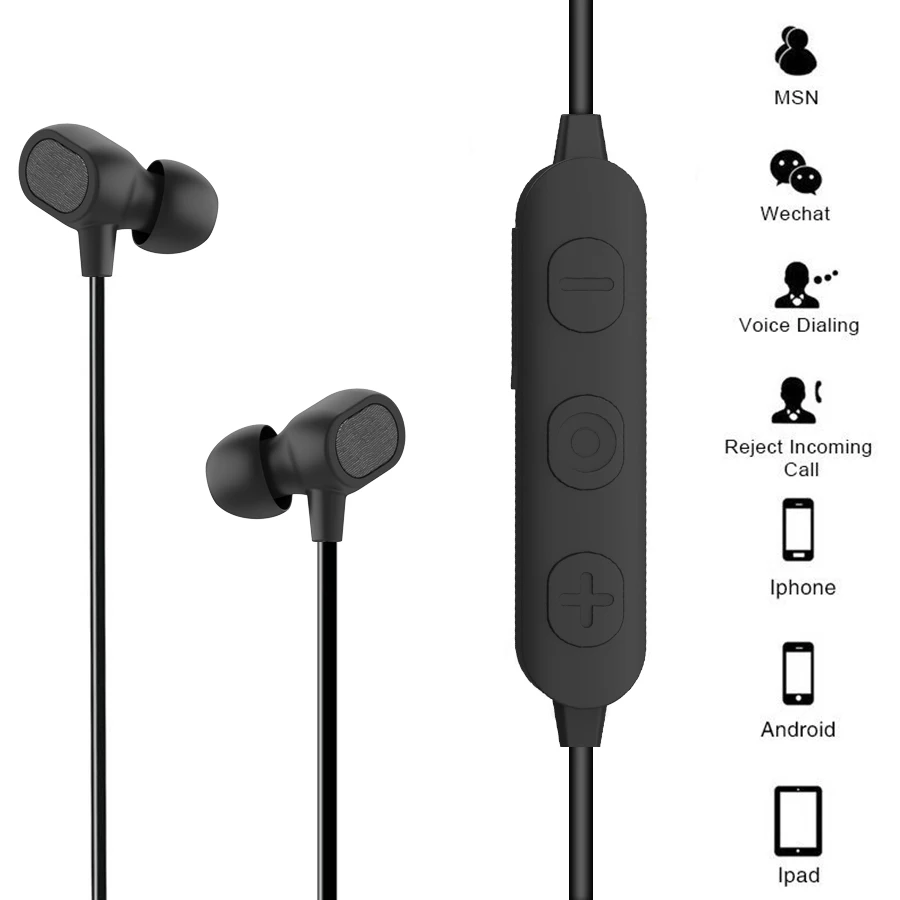 Jellico, беспроводные Bluetooth наушники, наушники, Bluetooth 5,0, Спортивная гарнитура с микрофоном, шейным ремешком, 3D, бас, стерео, спортивные наушники