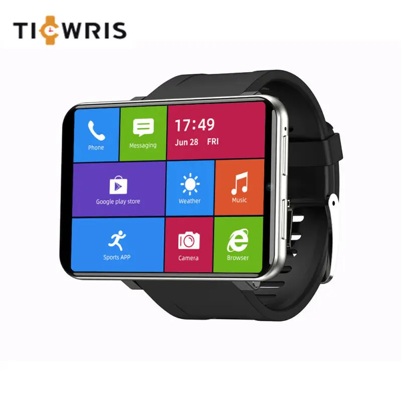 

TICWRIS MAX 4G GPS WiFi Smart Watch 2.86 2880mAh Heart Rate Camera Smartwatch