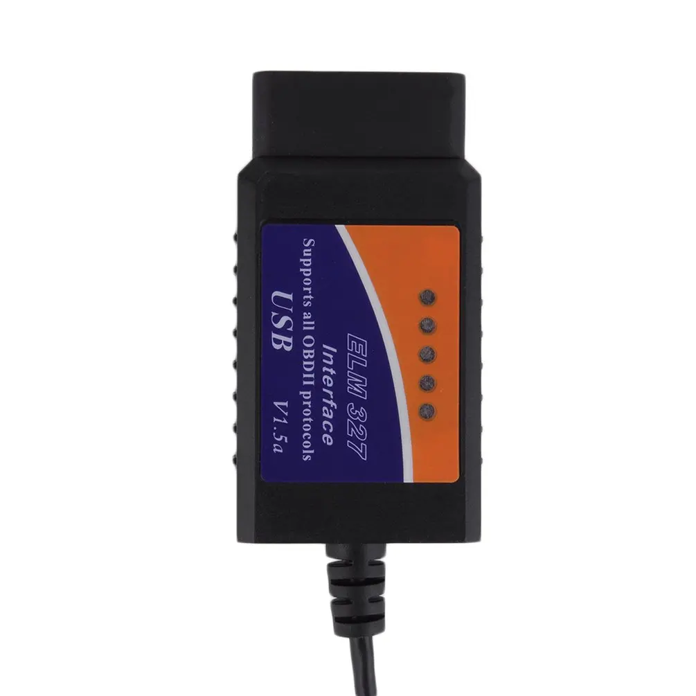 USB ELM327 12V 45mA OBD2/OBDII сканирования V2.1 CAN-BUS OBD2 OBDII Авто диагностический сканер Авто программного обеспечения Поддержка 64 bit системы