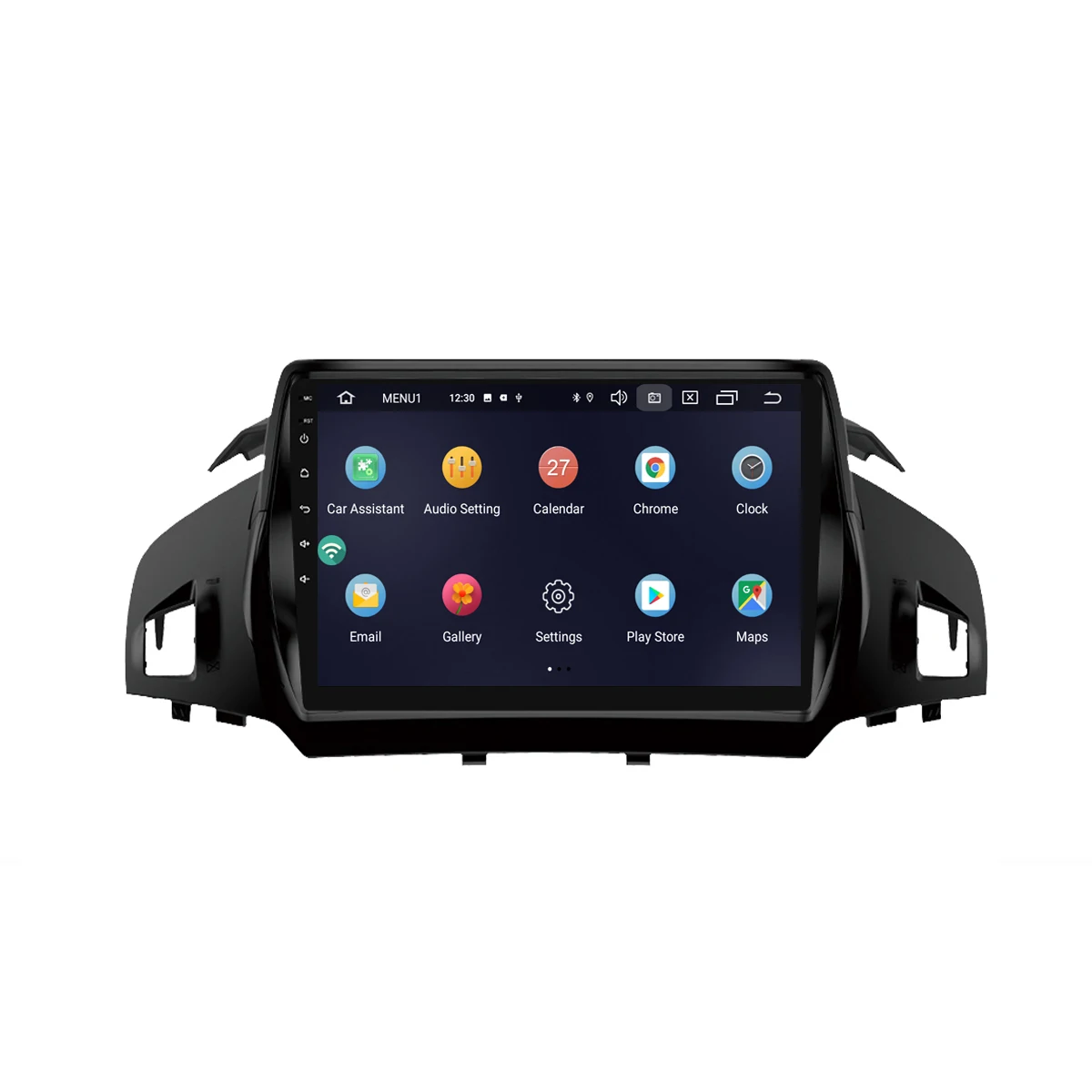 Flash Deal 9" android 9.0 RAM2G car gps dvd player for Ford kuga escape C-max 2013 2017 car radio multimedia navigation stereo head unit 1