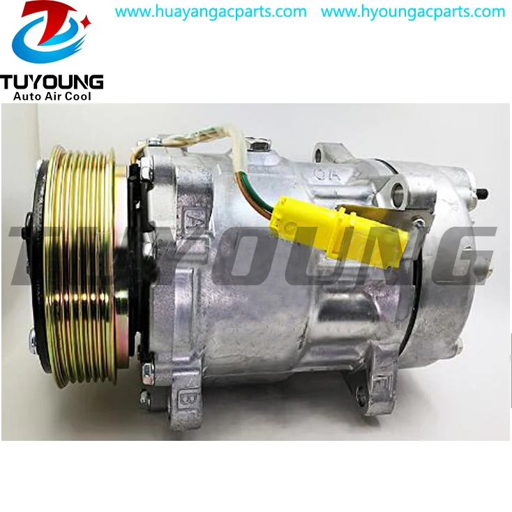 

6V12 automotive air conditioning compressor For Citroen C3 1.1 1.4 16V 1.4 8V 1.4 HDi 16V 1.4 Hdi 1.6 HDi 16V 2002-2009 Sanden 1