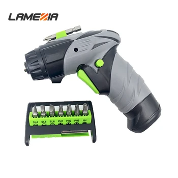 

LAMEZIA Dry Battery Electric Screwdriver Set Cordless Professional Torque Screw Driver Drill Power Tool