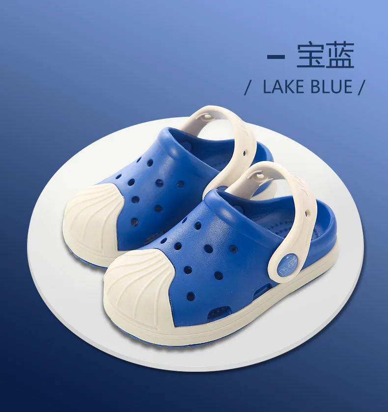 Baby Slippers Kids Boys and Girls Summer Fashion Children's Cartoon Cave Shoes Antiskid Infant Toddler Slippers Beach Flip Flops