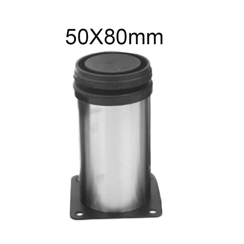 

High Quality Adjustable Height Furniture Cabinet Legs Stainless Steel Round Tube Support Foot