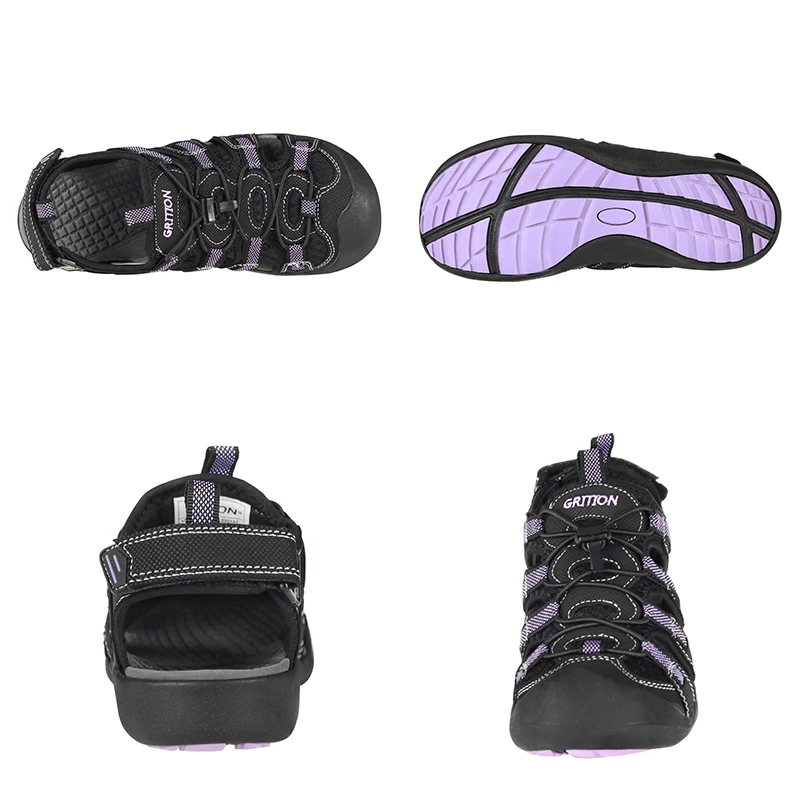 GRITION/женские сандалии на плоской платформе Модная женская летняя обувь 2020