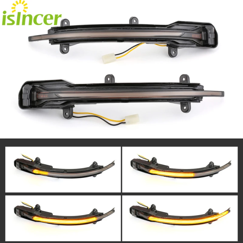 Светодиодный поворотник для Audi последовательный желтый светодиодный поток воды