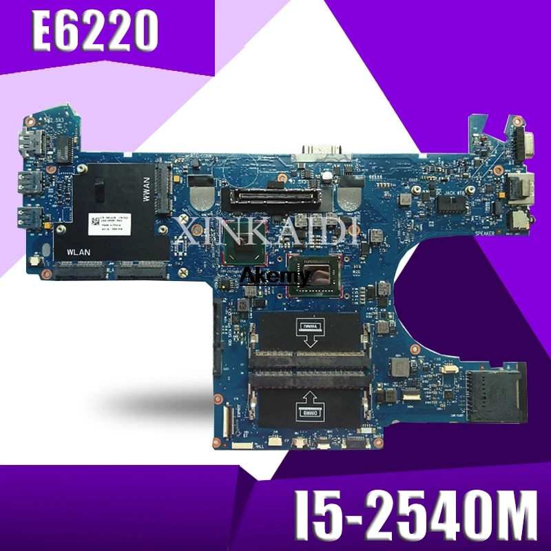 E6220 материнская плата 862D8 0862D8 CN-0862D8 DDR3 I5-2540M 6050A2428801-MB-A01 для DELL E6220 материнская плата для ноутбука протестированная работа