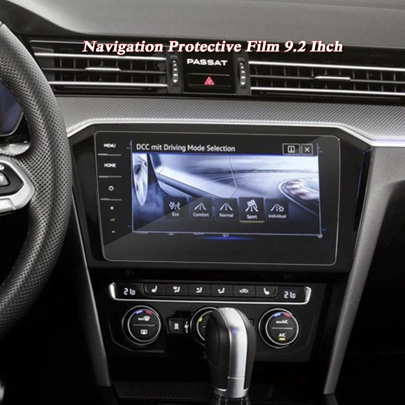 Для Volkswagen Passat B9-Н. В. Автомобильный Стайлинг gps Навигация экран стекло защитная пленка приборная панель дисплей пленка аксессуар