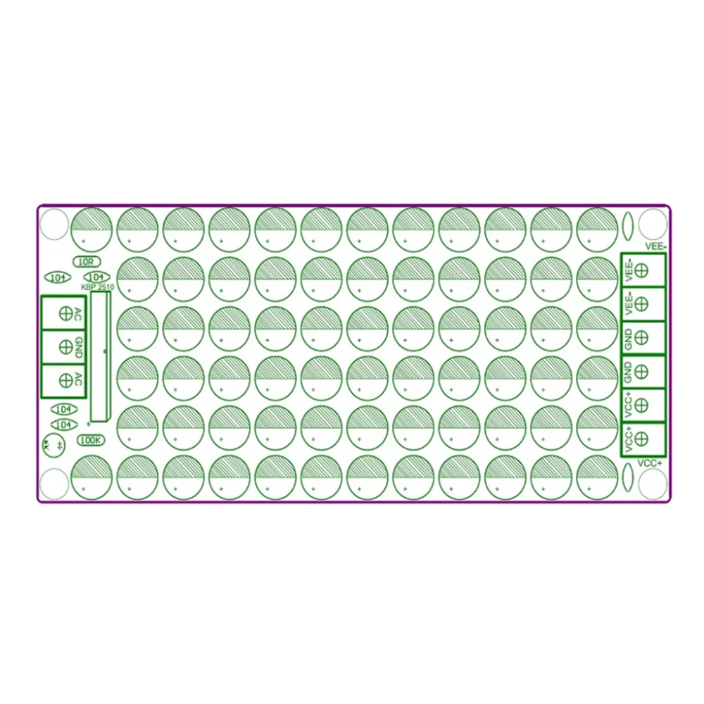 HiFi Audio Amplifier Power Supply Filter Board PCB - 4