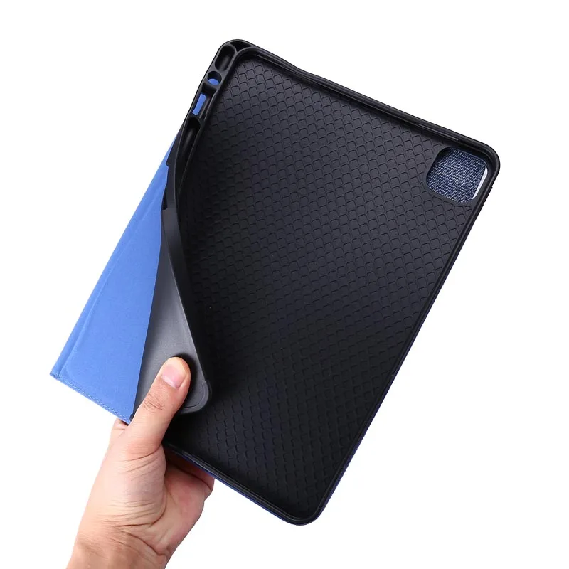 Тканевый чехол книжка для планшета iPad Pro 11 2020 дюймов с держателем карандашей и