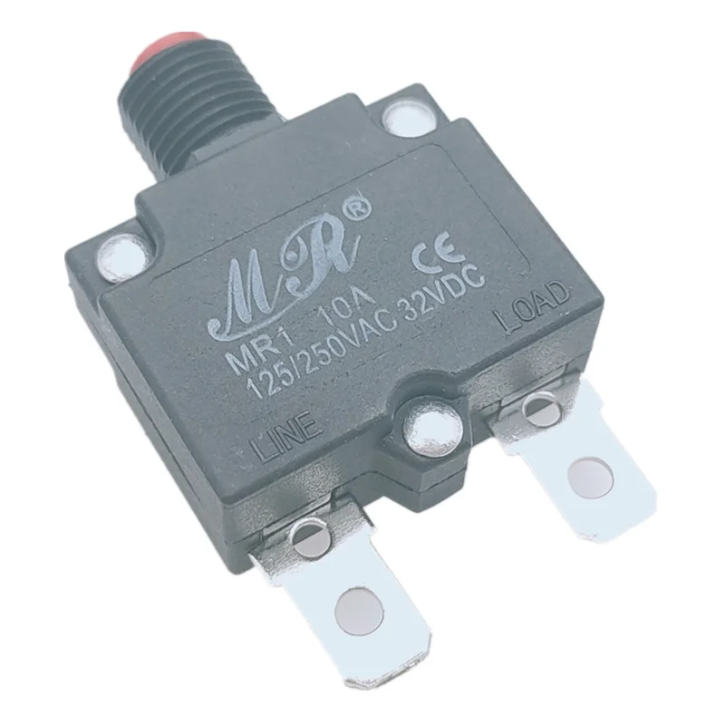 10A 3 шт./лот MR1 5A 10A 15A 20A 25A автомат защити цепи переключатель защиты от перегрузки предохранитель перегрузки по току ST-1 сбросить страхование WP-01 - Цвет: 10A