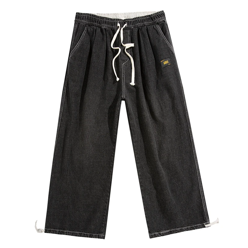 Men Pants Autumn Japanese Baggy Pants Jeans Men's Loose Hip Hop Legged Workwear Leggings Straight Leg Pants Men NN50CK
