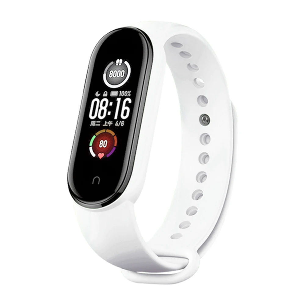 Strap For Xiaomi Mi Smart Band 6 5 4 3 Watchband Contrasting Colors Bracelet Replacement Sport Wrist  TPU Wristband Bracelet 
