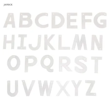 

26Pcs DIY Leathercraft Leather 26 English Letter Keychain Pendant Mold Sewing Pattern Acrylic Template Kit Leather Molds