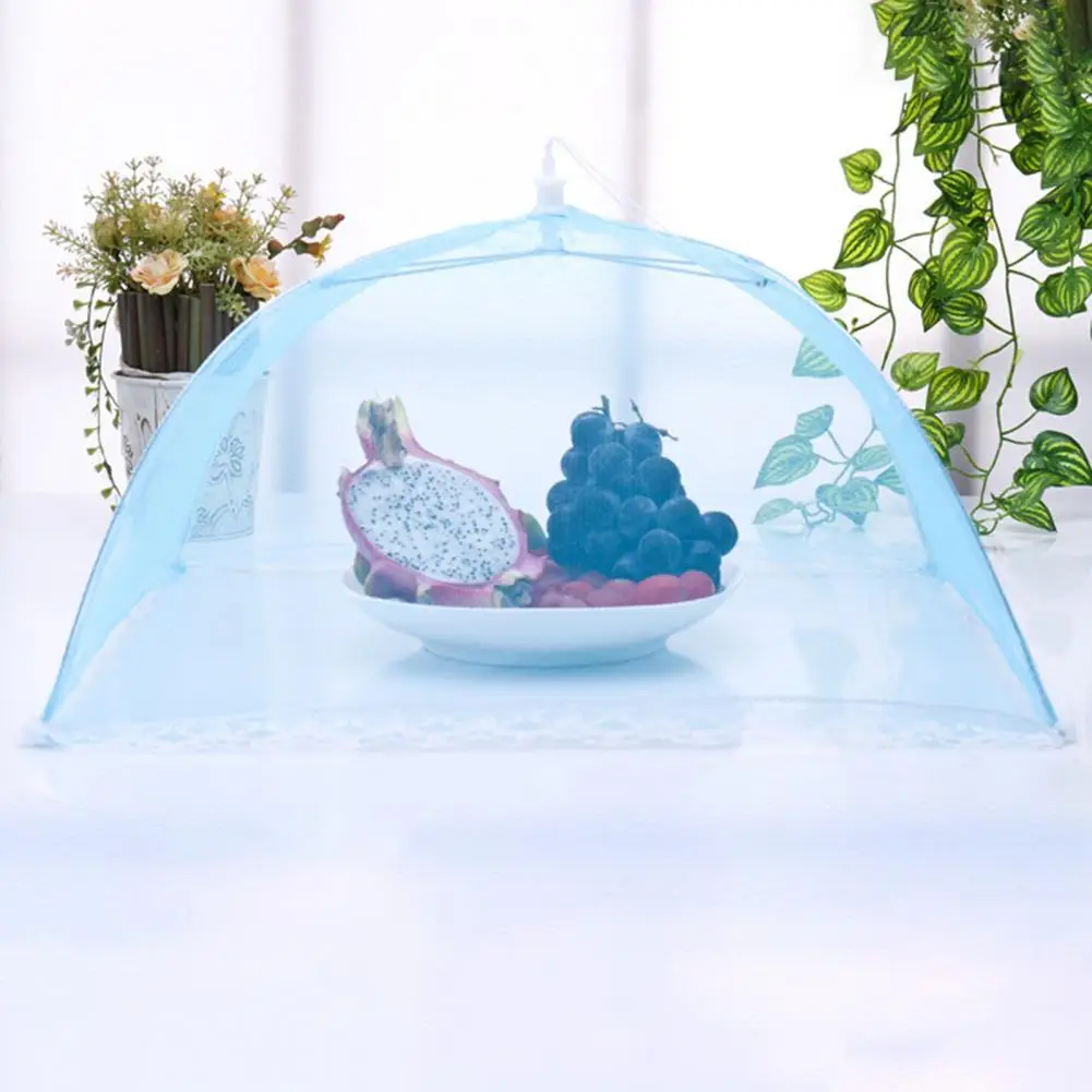 Detachable Food Cover Umbrella Foldable Mesh Cover Net Food Covers Net Dust Proof Anti Mosquito Dish Tent Kitchen Tools