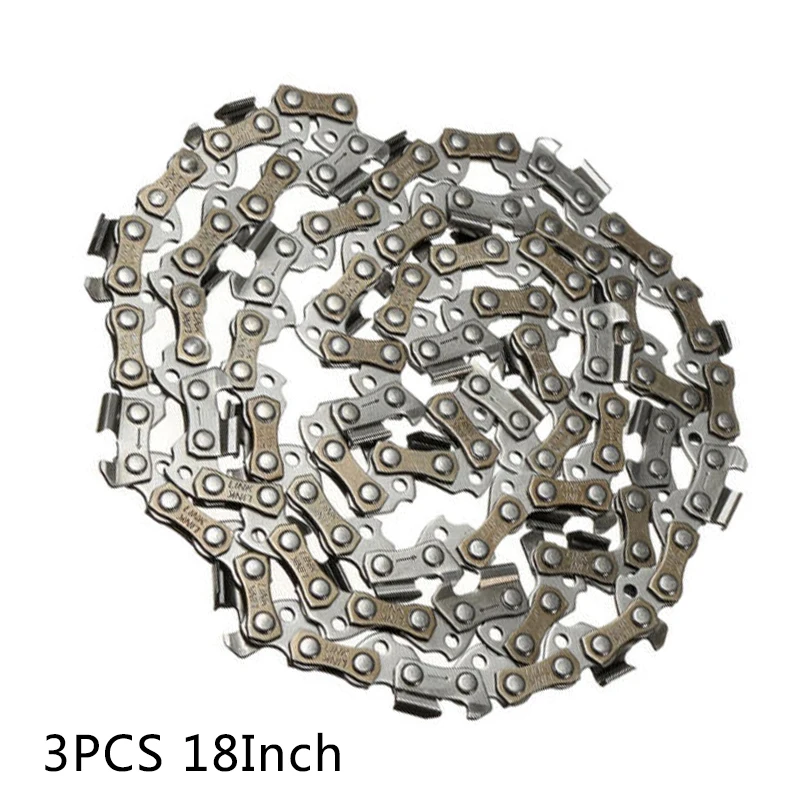 1 шт. 18 дюймов 45 см пила цепь лезвие 3/8 LP .050 Калибр 62DL ссылка ДЛЯ Poulan Chainsa|Детали