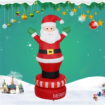 

New Year Christmas Inflatable Santa Claus Toy Outdoor Christmas Decoration For Home Yard Arch Ornament New Year Party Decoration