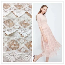 3D кисточка сетка вышивка кружевная ткань для платья Африканский Базен riche getzner tissu telas por metro tela stoffen tissus tecido DIY