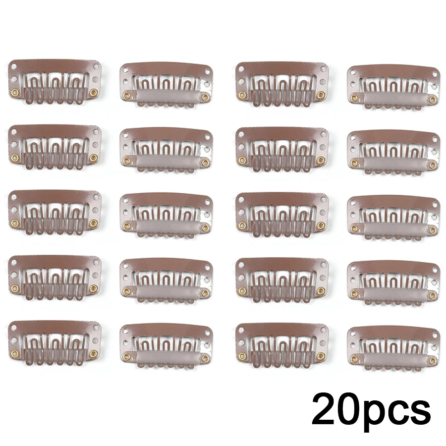 20pcs dark brown