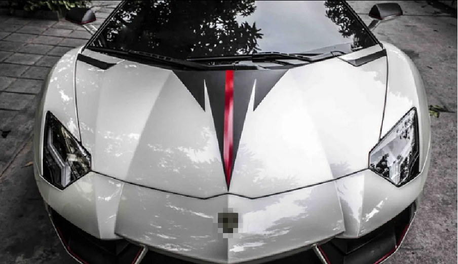 Для Lamborghini Aventador наклейка цветная полоса Huracan Urus капюшон Модифицированная |
